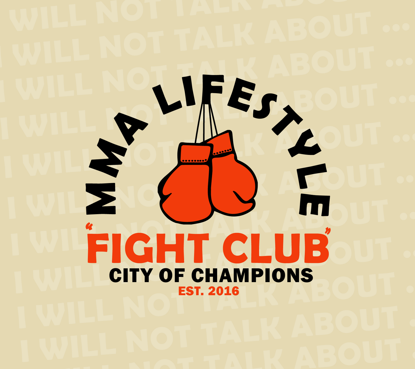 CITY OF CHAMPIONS FIGHT CLUB TEE