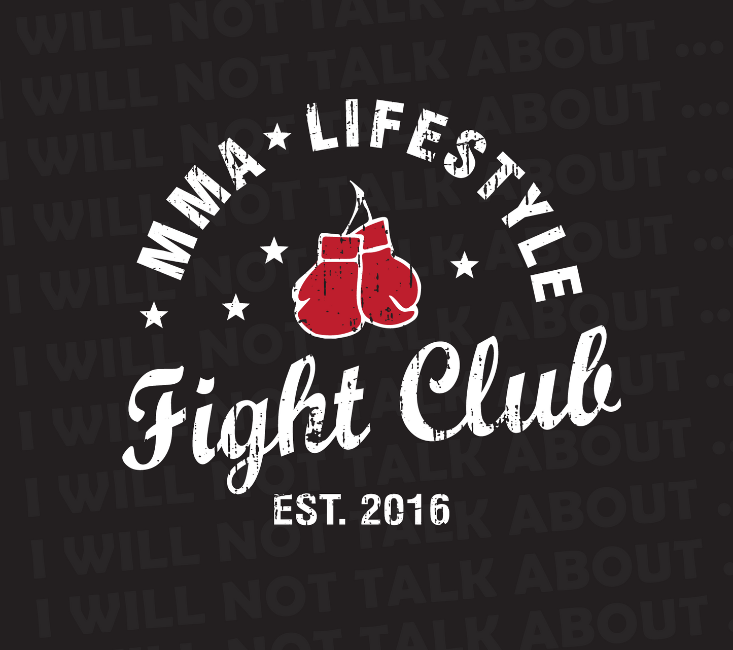 MMA LIFESTYLE FIGHT CLUB TEE