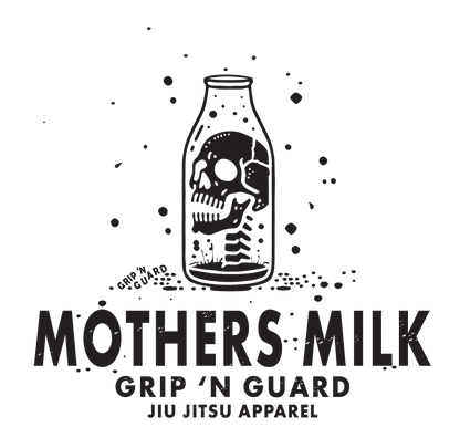 MOTHERS MILK JIU JITSU TEE IN WHITE AND BLACK