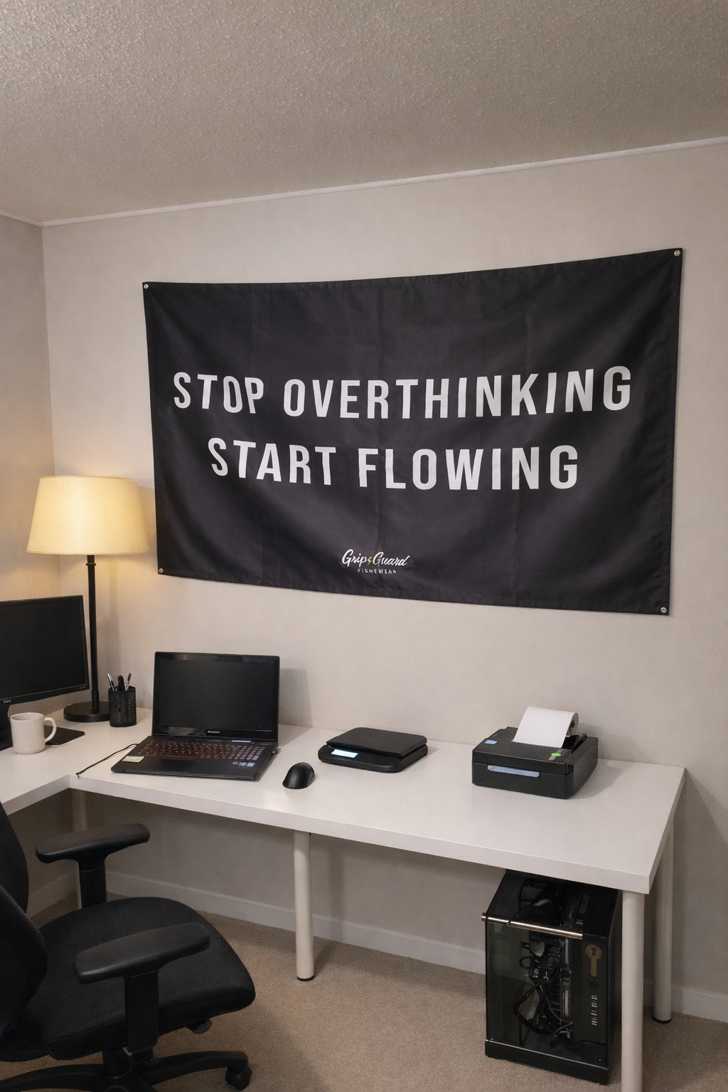 STOP OVERTHINKING FLAG 3ft x5ft