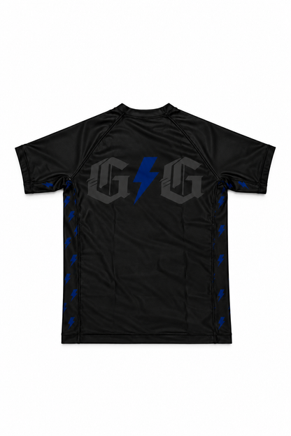 RANKED LIGHTNING RASHGUARD BLUE