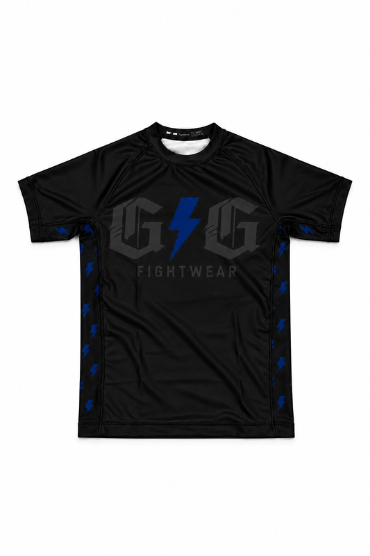 RANKED LIGHTNING RASHGUARD BLUE